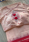 Podhuru khadi with Rudraksha border