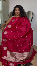 Red Benares Saree