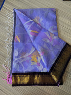 Muslin Jamdani Saree with Kanchi Border