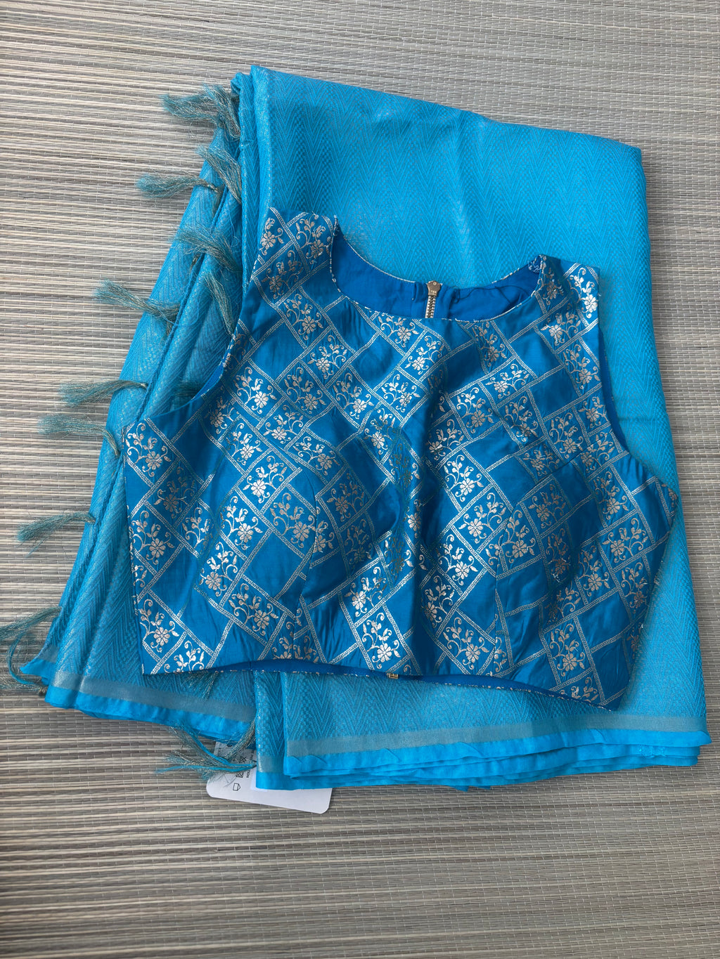 Benaras Brocade Saree with Designer Brocade Blouse