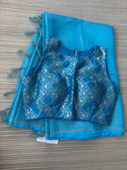 Benaras Brocade Saree with Designer Brocade Blouse