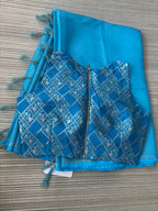 Benaras Brocade Saree with Designer Brocade Blouse