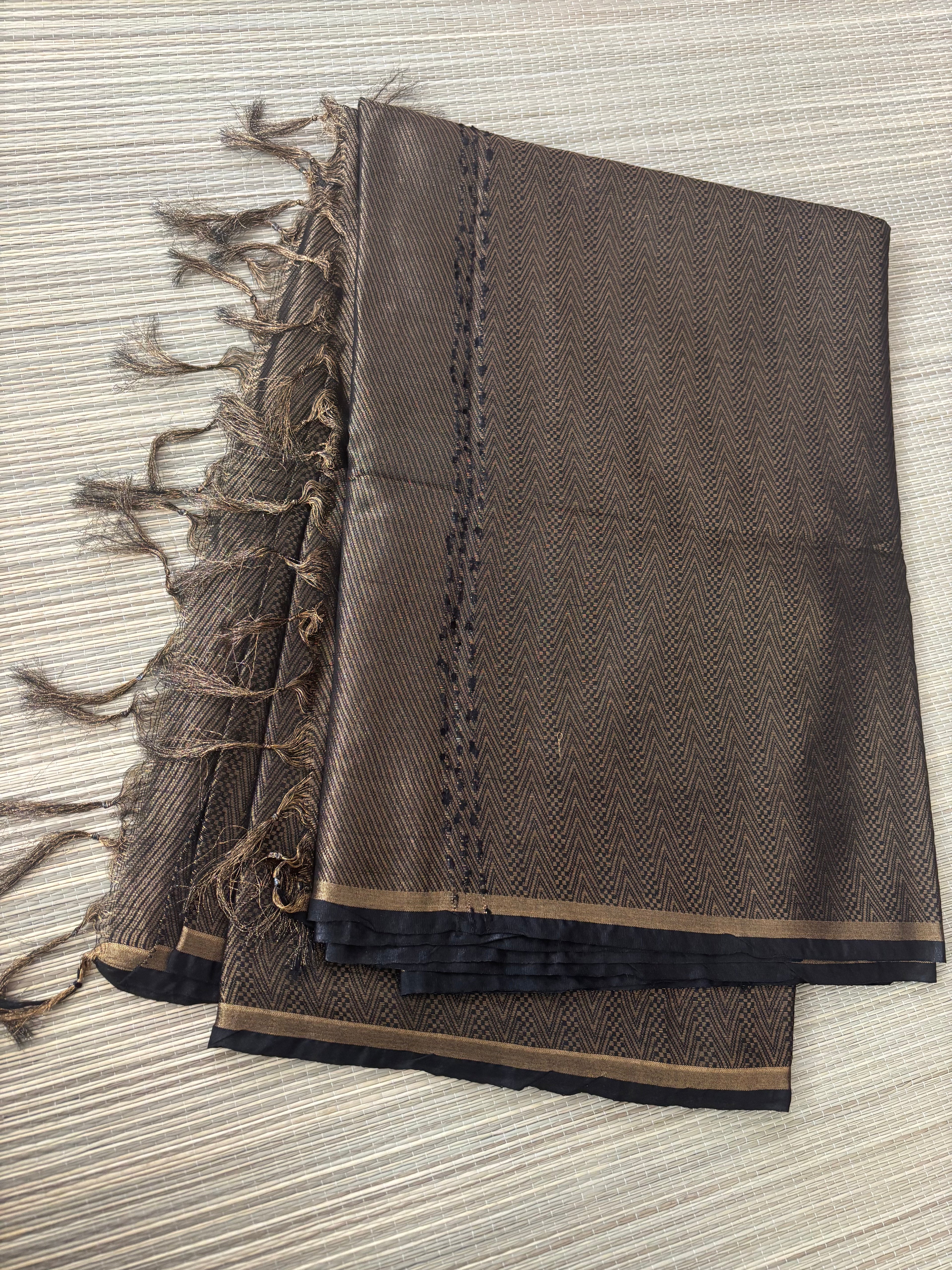 Benaras Brocade Saree with Designer Brocade Blouse