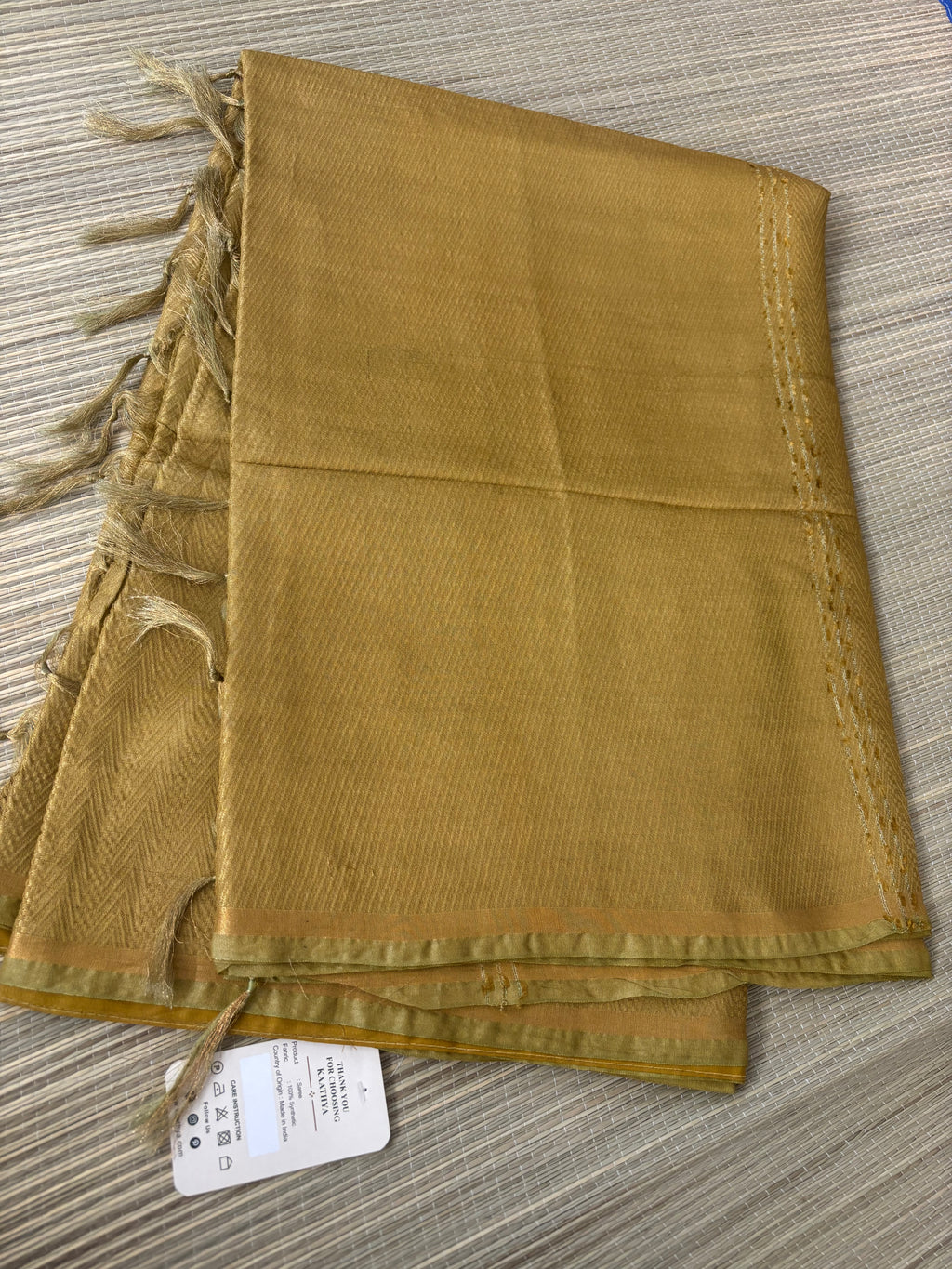 Benaras Brocade Saree with Designer Brocade Blouse