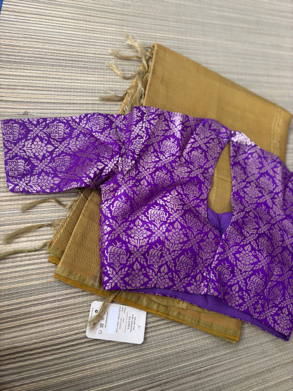 Benaras Brocade Saree with Designer Brocade Blouse