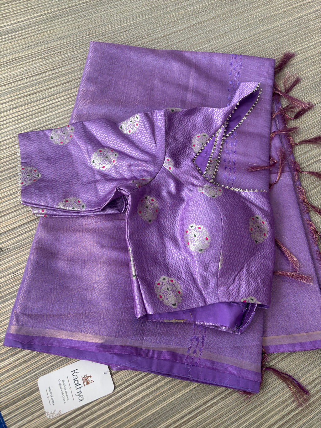 Benaras Brocade Saree with Designer Brocade Blouse