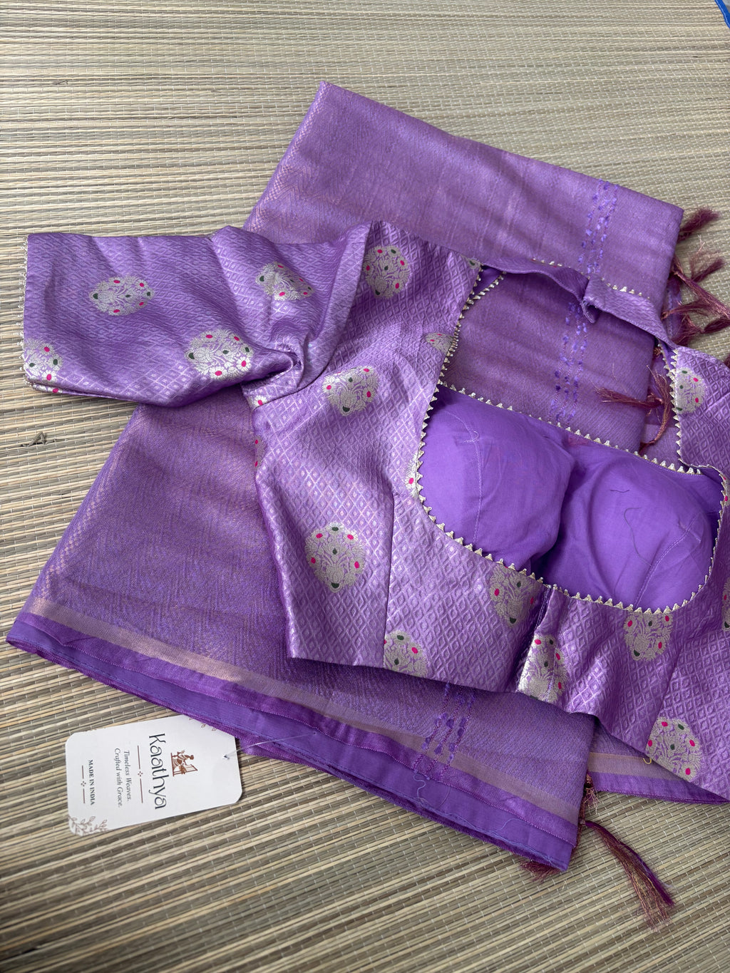 Benaras Brocade Saree with Designer Brocade Blouse