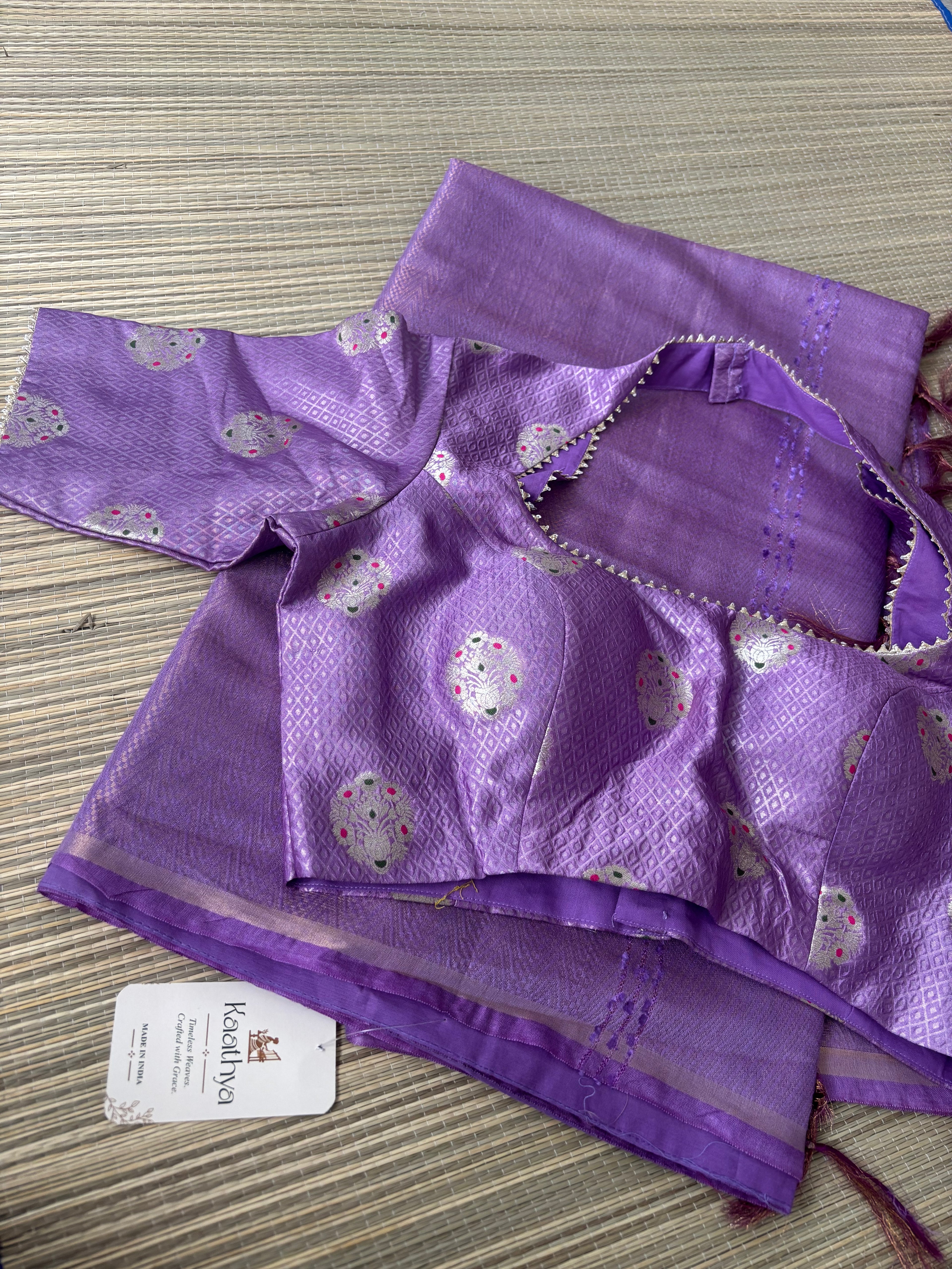 Benaras Brocade Saree with Designer Brocade Blouse