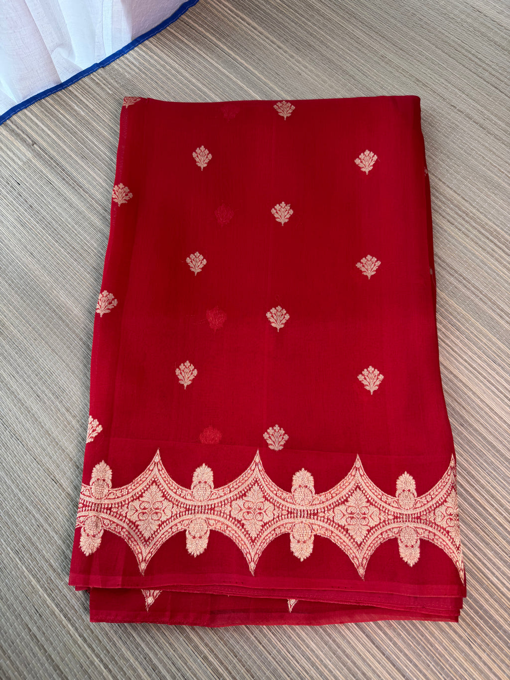 Kora Organza Saree with Stitched Blouse