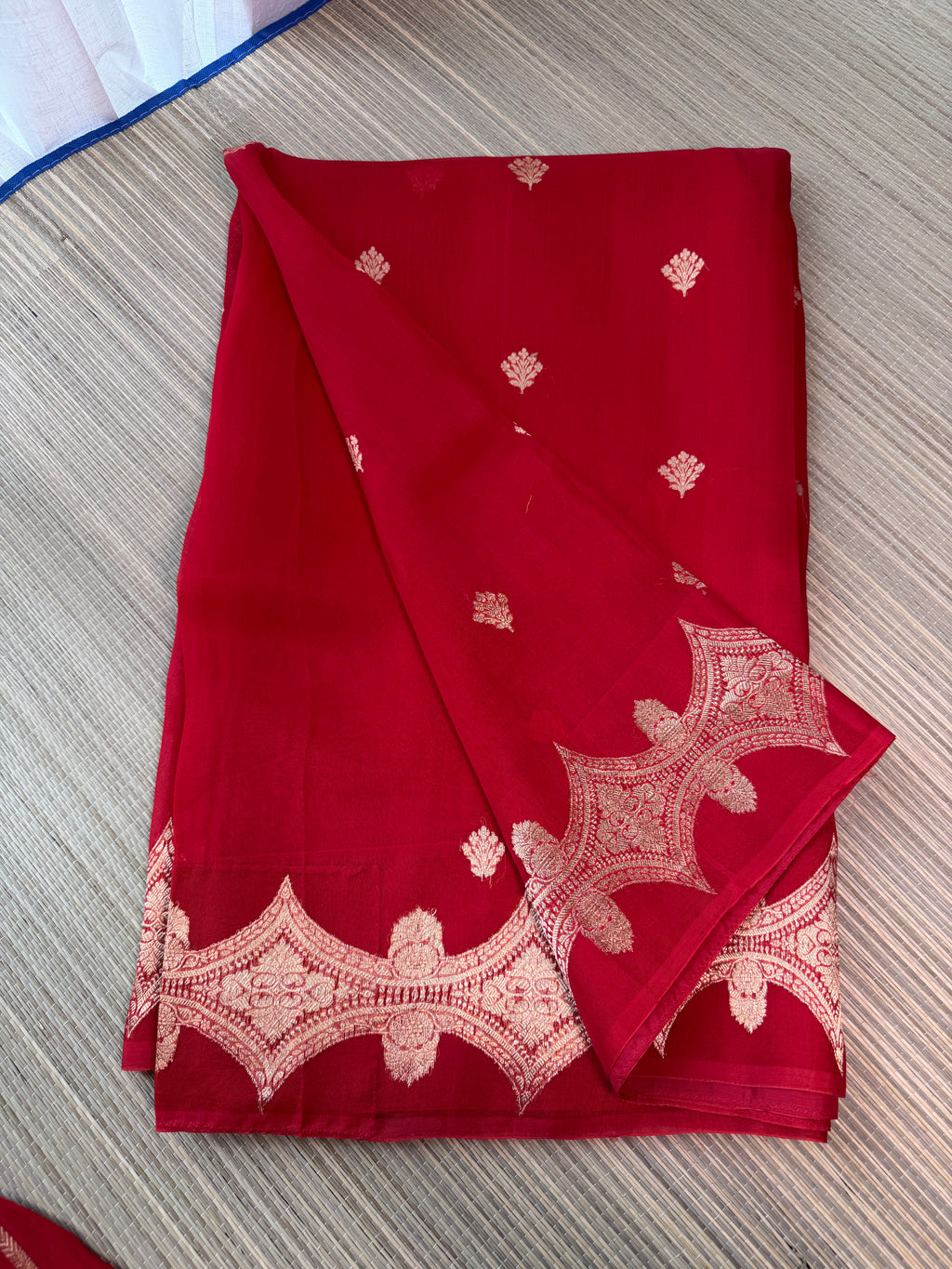 Kora Organza Saree with Stitched Blouse