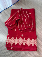 Kora Organza Saree with Stitched Blouse