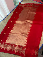 Kora Organza Saree with Stitched Blouse