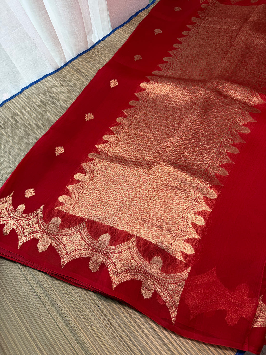 Kora Organza Saree with Stitched Blouse
