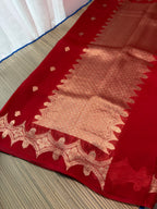 Kora Organza Saree with Stitched Blouse