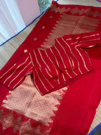 Kora Organza Saree with Stitched Blouse