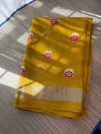 Kora Organza Saree with Rich Brocade Blouse