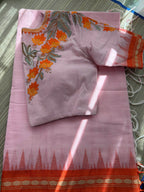 Ponduru khadi with Rudraksha border