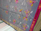 Muslin Jamdani Saree with Kanchi Border -