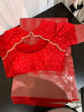Classic Benarasi Silk Saree with Ornate Zari Work