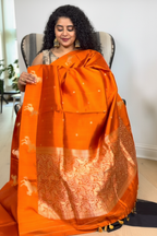 Burnt Orange Saree