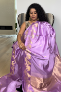 Lavender Saree