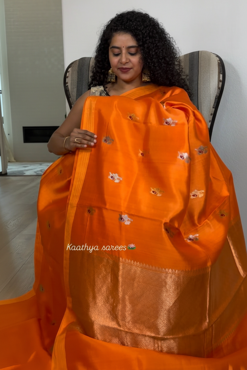 Parrot Saree