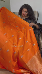 Parrot Benares Saree